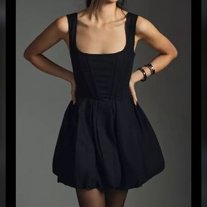 Aureta studio X Anthropologie corset bubble dress